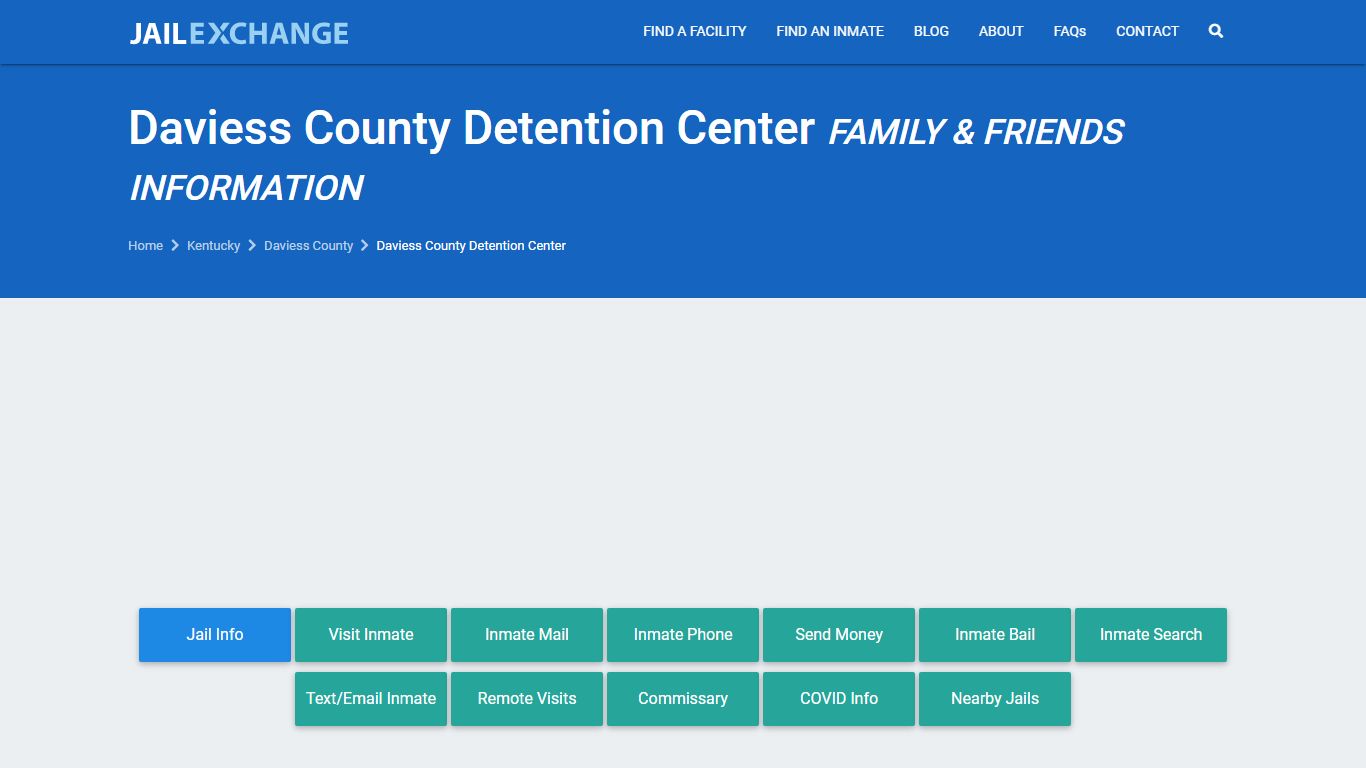 Daviess County Detention Center KY | Booking, Visiting, Calls, Phone